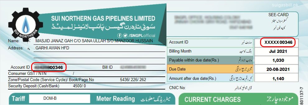 How to Calculate Gas Bill SNGPL?