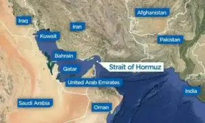 South Korea says ‘unidentified aircraft’ hit cargo vessel in Hormuz